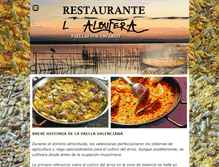 Tablet Screenshot of paellasensevilla.com